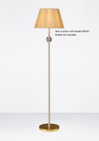 IL30620  Elena Crystal 140cm Floor Lamp 1 Light Without Shade Gold
